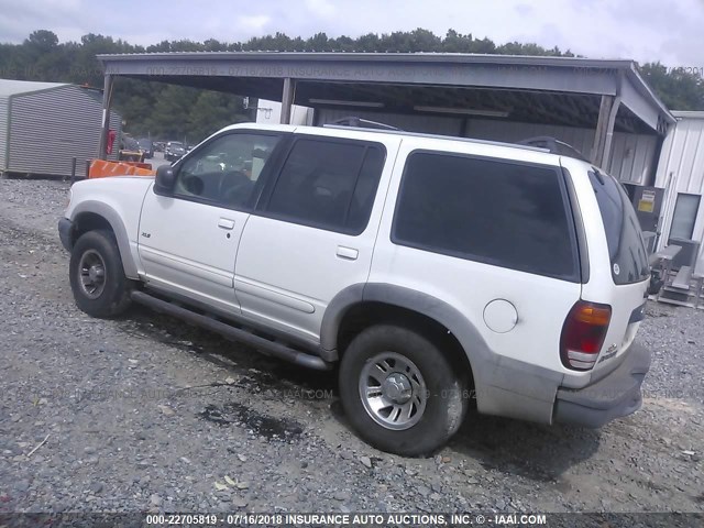 1FMZU62E81ZA10145 - 2001 FORD EXPLORER XLS WHITE photo 3