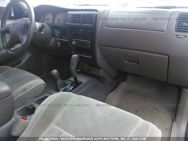 5TEHN72NX1Z748410 - 2001 TOYOTA TACOMA DOUBLE CAB 红色 照片 5