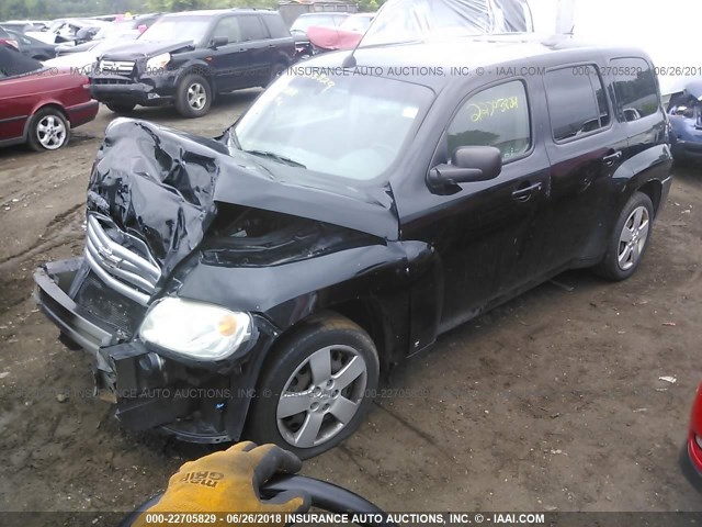 3GNDA13DX8S642031 - 2008 CHEVROLET HHR LS Negro foto 2