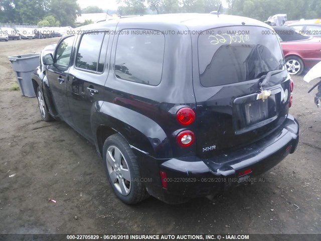 3GNDA13DX8S642031 - 2008 CHEVROLET HHR LS Negro foto 3