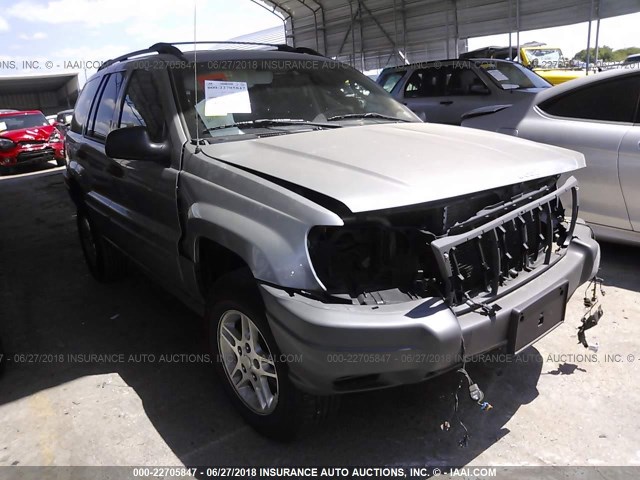 1J4GX48S32C148114 - 2002 JEEP GRAND CHEROKEE LAREDO SILVER photo 1