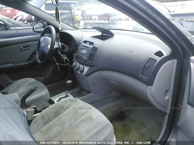 KMHDU46DX8U309756 - 2008 HYUNDAI ELANTRA GLS/SE/LIMITED GRAY photo 5