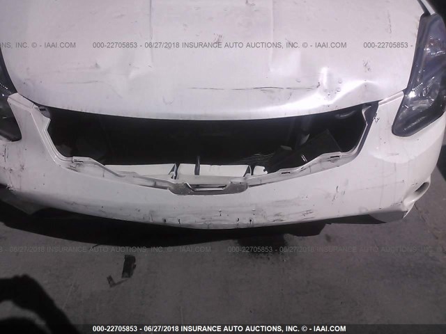 JN8AS5MT7EW102551 - 2014 NISSAN ROGUE SELECT S WHITE photo 6