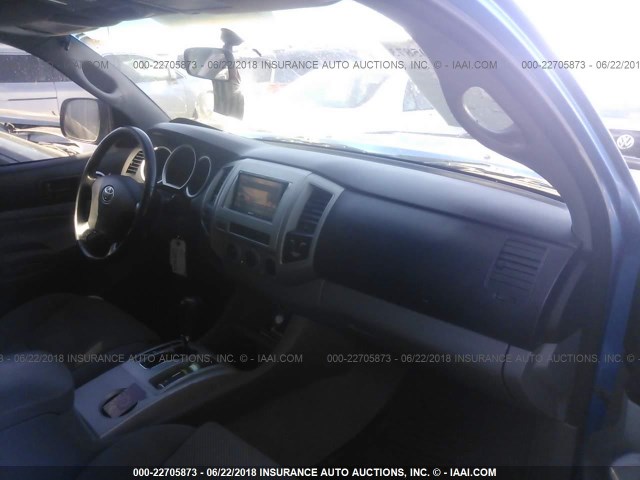5TEUU42N77Z374721 - 2007 TOYOTA TACOMA ACCESS CAB Կապույտ լուսանկար 5