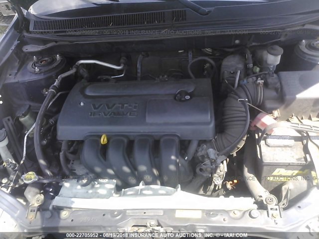 2T1KR32EX3C034370 - 2003 TOYOTA COROLLA MATRIX XR BLUE photo 10