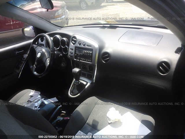 2T1KR32EX3C034370 - 2003 TOYOTA COROLLA MATRIX XR BLUE photo 5