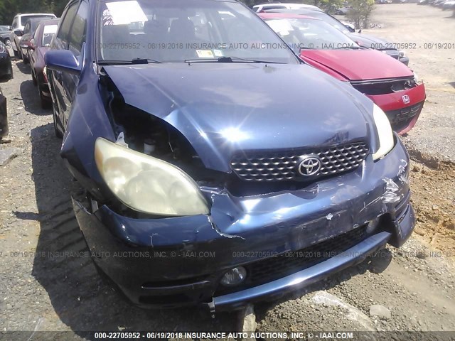 2T1KR32EX3C034370 - 2003 TOYOTA COROLLA MATRIX XR BLUE photo 6