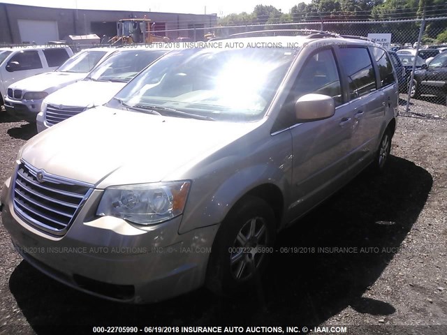 2A8HR54P78R752267 - 2008 CHRYSLER TOWN & COUNTRY TOURING GOLD photo 2