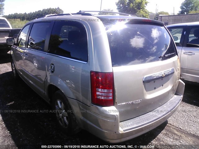 2A8HR54P78R752267 - 2008 CHRYSLER TOWN & COUNTRY TOURING GOLD photo 3