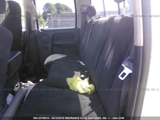 1D7KU28D64J177321 - 2004 DODGE RAM 2500 ST/SLT 白色 照片 8