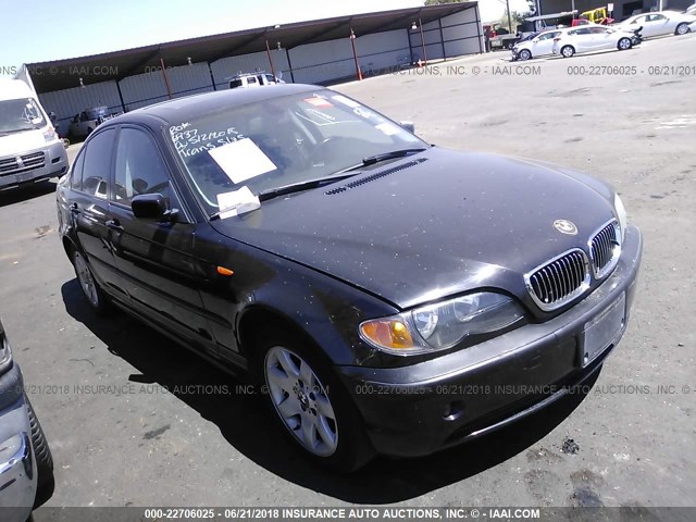 WBAAZ334X5KW75129 - 2005 BMW 325 IS SULEV BLACK photo 1