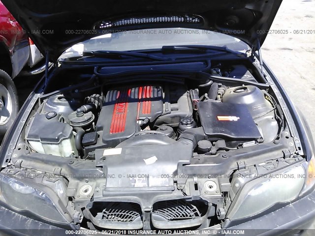 WBAAZ334X5KW75129 - 2005 BMW 325 IS SULEV BLACK photo 10