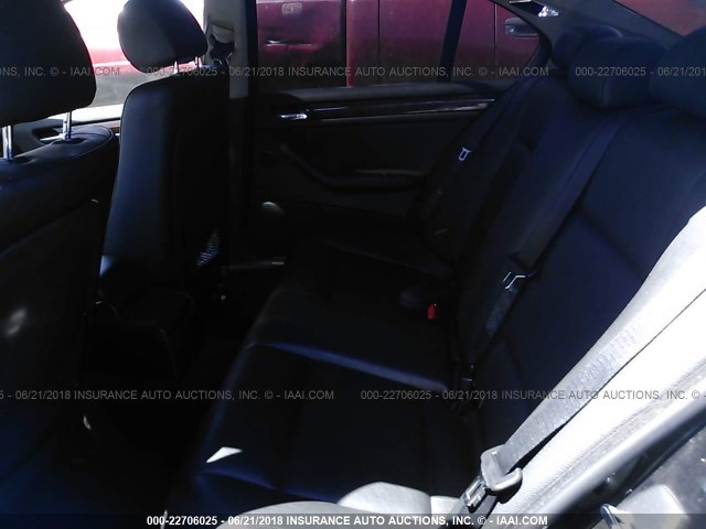 WBAAZ334X5KW75129 - 2005 BMW 325 IS SULEV BLACK photo 8