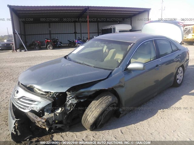 4T1BE46K89U901600 - 2009 TOYOTA CAMRY SE/LE/XLE TURQUOISE photo 2