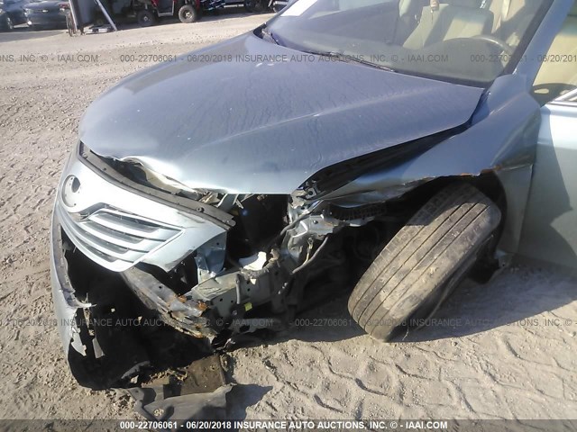 4T1BE46K89U901600 - 2009 TOYOTA CAMRY SE/LE/XLE TURQUOISE photo 6