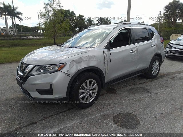 5N1AT2MT0HC859672 - 2017 NISSAN ROGUE S/SL SILVER photo 2