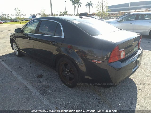 1G1ZB5EB3AF275460 - 2010 CHEVROLET MALIBU LS 黑色 照片 3