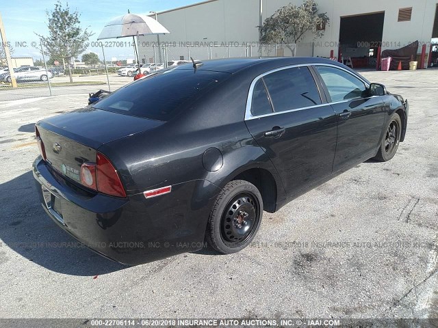 1G1ZB5EB3AF275460 - 2010 CHEVROLET MALIBU LS 黑色 照片 4