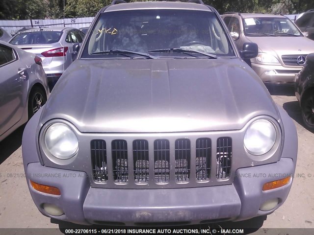 1J4GL48K83W616057 - 2003 JEEP LIBERTY SPORT/FREEDOM TAN photo 6