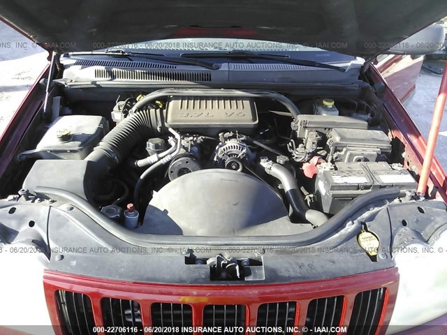 1J4GS48K95C681734 - 2005 JEEP GRAND CHEROKEE LAREDO/COLUMBIA/FREEDOM 红色 照片 10