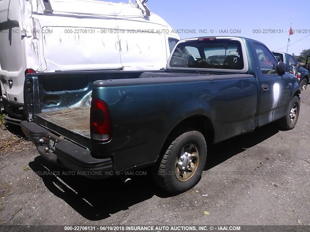 1FTFF27M1VKD58829 - 1997 FORD F250 GREEN photo 4