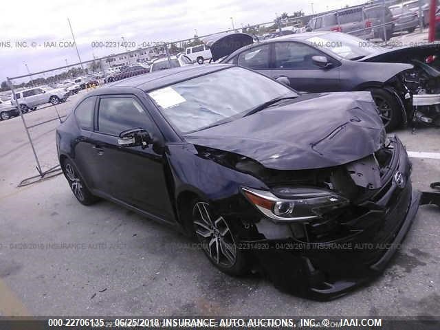 JTKJF5C77FJ012201 - 2015 TOYOTA SCION TC 黑色 照片 1