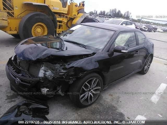 JTKJF5C77FJ012201 - 2015 TOYOTA SCION TC 黑色 照片 2