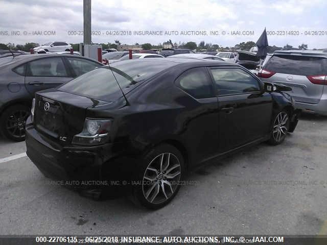 JTKJF5C77FJ012201 - 2015 TOYOTA SCION TC 黑色 照片 4