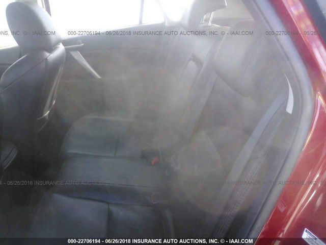 JM1BL1H6XA1308416 - 2010 MAZDA 3 S RED photo 8