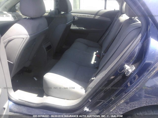 1G1ZG57B384284468 - 2008 CHEVROLET MALIBU LS ლურჯი ფოტო 8
