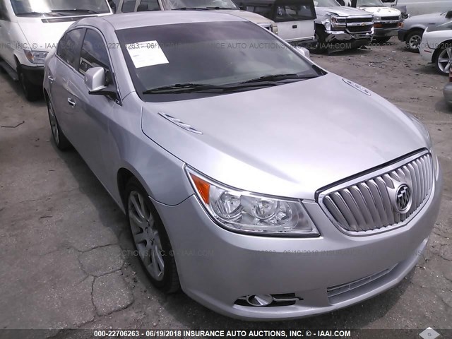 1G4GE5GVXAF195212 - 2010 BUICK LACROSSE CXS SILVER photo 6