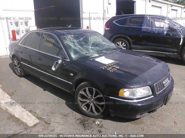 WAUGU54D21N008745 - 2001 AUDI S8 QUATTRO BLACK photo 1