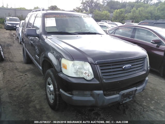 1FMEU62EX6UA31887 - 2006 FORD EXPLORER XLS Dark Brown photo 1