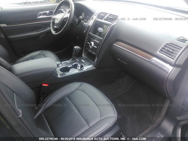 1FM5K8F87JGB11158 - 2018 FORD EXPLORER LIMITED 黑色 照片 5