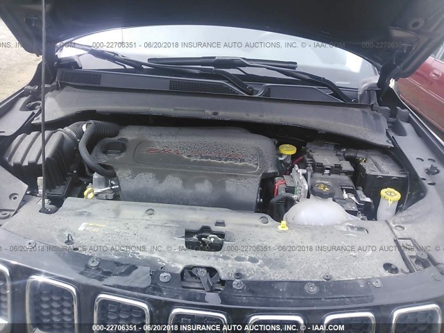 3C4NJDBB7HT674699 - 2017 JEEP COMPASS LATITUDE 灰色 照片 10