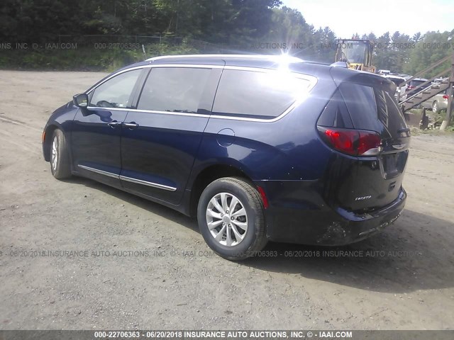 2C4RC1BG2JR149371 - 2018 CHRYSLER PACIFICA TOURING L Կապույտ լուսանկար 3