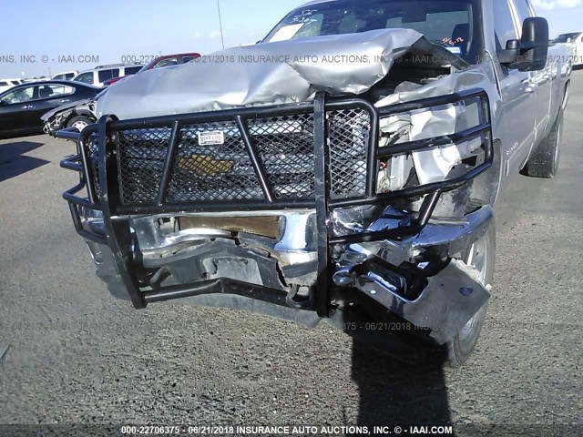 1GC1KYE81CF224228 - 2012 CHEVROLET SILVERADO K2500 HEAVY DUTY LTZ SILVER photo 6