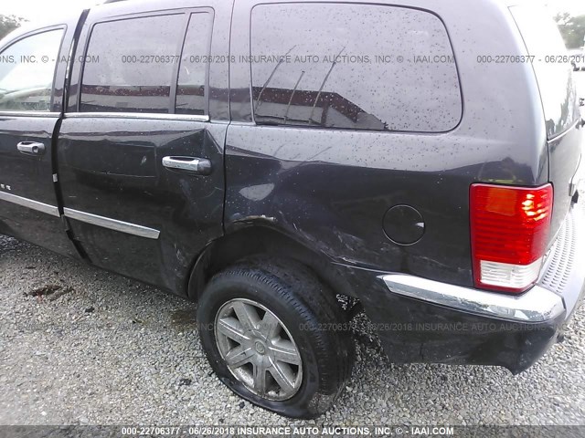 1A8HX58238F121964 - 2008 CHRYSLER ASPEN LIMITED BLACK photo 6