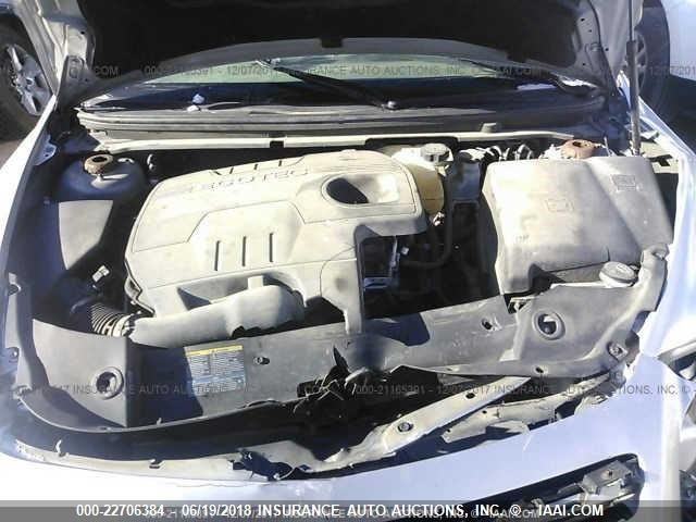 1G1ZG57BX94143883 - 2009 CHEVROLET MALIBU LS 银色 照片 10