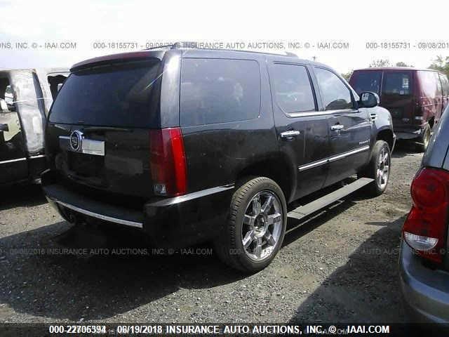 1GYFK63887R355653 - 2007 CADILLAC ESCALADE LUXURY BLACK photo 4