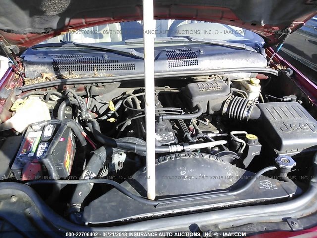 1J4GW48S54C311481 - 2004 JEEP GRAND CHEROKEE LAREDO/COLUMBIA/FREEDOM 栗色 照片 10