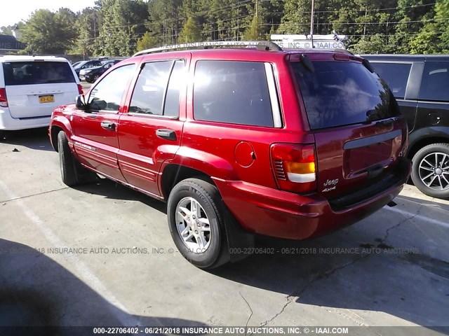 1J4GW48S54C311481 - 2004 JEEP GRAND CHEROKEE LAREDO/COLUMBIA/FREEDOM 栗色 照片 3