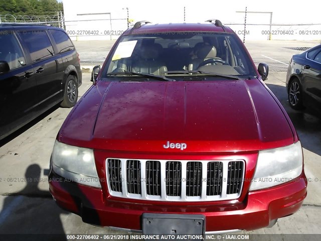 1J4GW48S54C311481 - 2004 JEEP GRAND CHEROKEE LAREDO/COLUMBIA/FREEDOM 栗色 照片 6