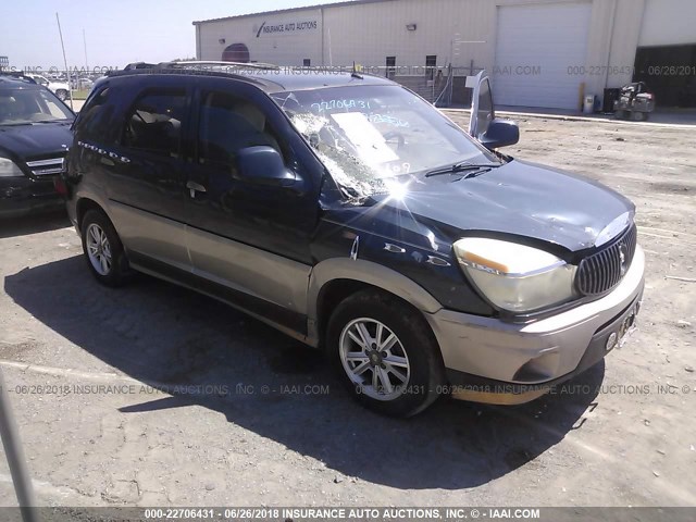 3G5DA03E34S515957 - 2004 BUICK RENDEZVOUS CX/CXL BLUE photo 1