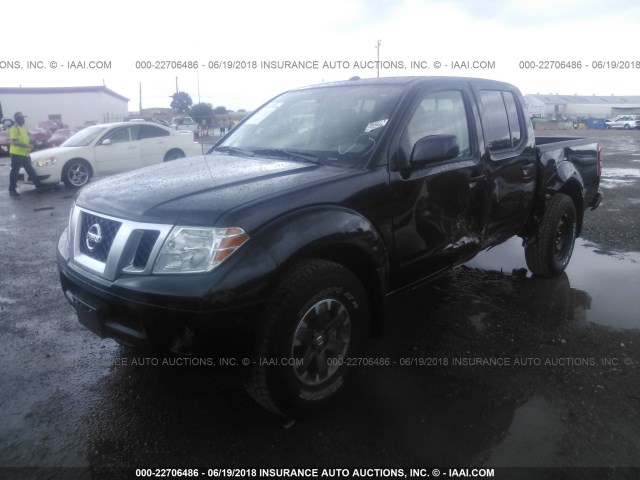 1N6AD0ER0HN768346 - 2017 NISSAN FRONTIER S/SV/SL/PRO-4X BLACK photo 2