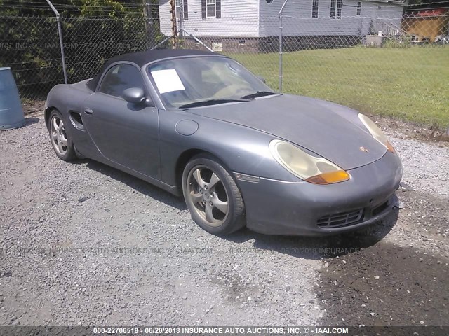 WP0CA29881S620552 - 2001 PORSCHE BOXSTER GRAY photo 1