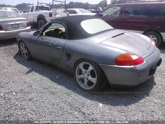 WP0CA29881S620552 - 2001 PORSCHE BOXSTER GRAY photo 3