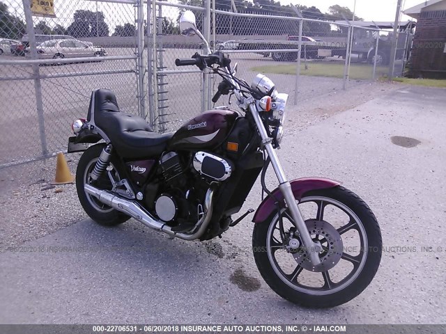 JKAVN6A16FA001264 - 1985 KAWASAKI VN700 MAROON photo 1