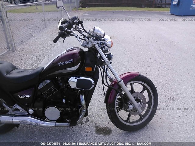 JKAVN6A16FA001264 - 1985 KAWASAKI VN700 MAROON photo 5