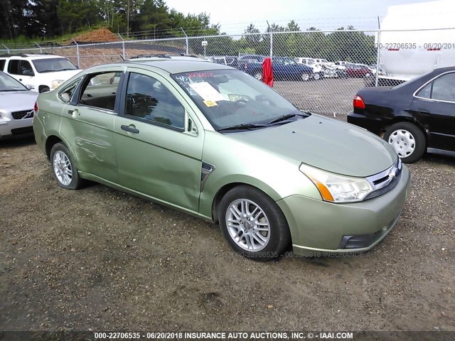 1FAHP35N78W285511 - 2008 FORD FOCUS SE/SEL/SES GREEN photo 1